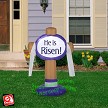 3 1/2"He Is Risen" Inflatable Cross  