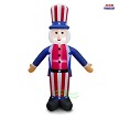 8' Air Blown Inflatable Patriotic Uncle Sam 