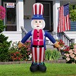 8' Air Blown Inflatable Patriotic Uncle Sam 